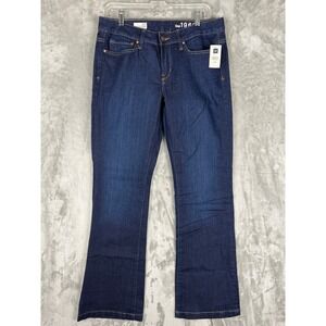 GAP‎ 1969 Long Lean Trouser Women Jeans Dark Wash Size 6 Reg